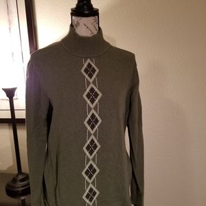 Mock turtleneck sweater